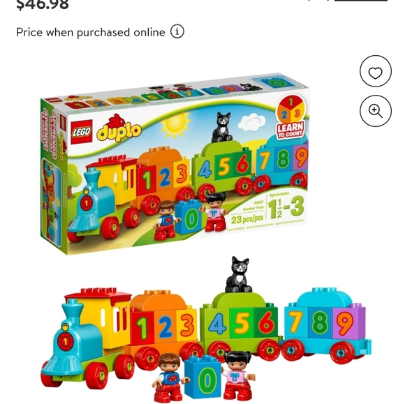 Lego Other - Lego Duplo ~ "My First # Train"